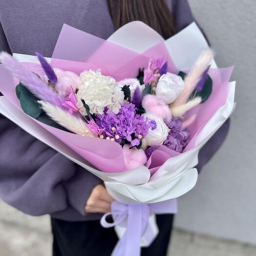 Букет стабилизированные цветы