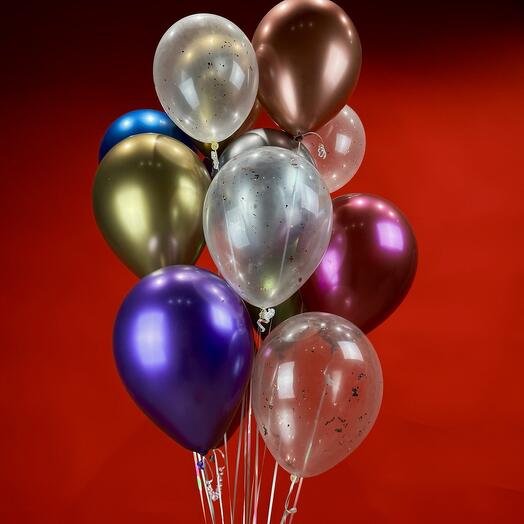 Фонтан из перламутровых шаров 15 шт