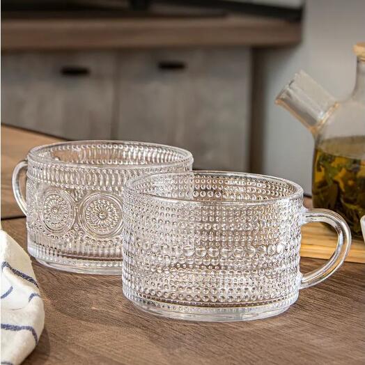 Набор кружек Кружево 2 шт. стекло 400 мл