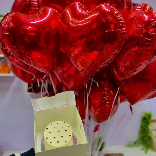 Бенто Тортик и Шары Сердечки️