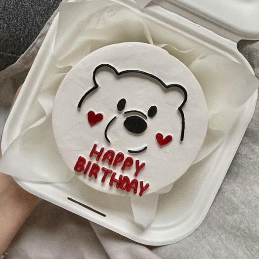 Бенто мишка happy birthday