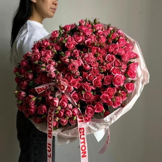 Букет "51 кустовых роз Sofiya"
