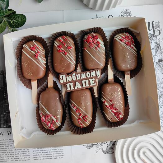 Пирожные для ПАПЫ 💌Эскимо (картошка) 7шт