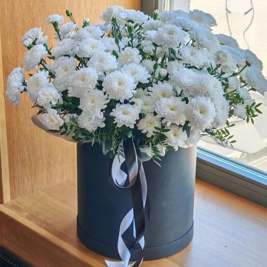 Дуокомпозиция хризантема и диантус