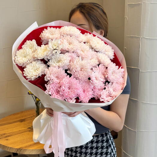 Нежное розовое облако