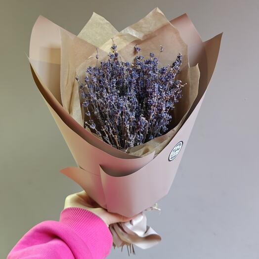 Нежный букетик из сухоцвета - лаванды