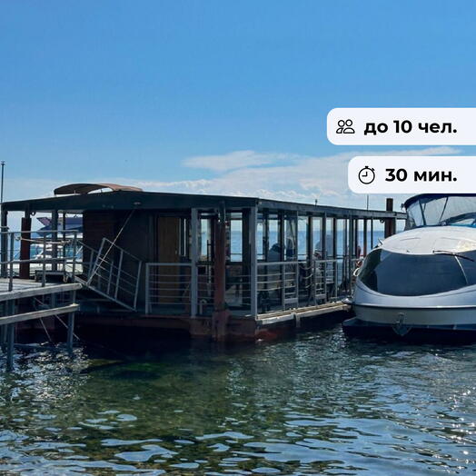 Прогулки на воде.  Экскурсия на теплоходе с прозрачным дном в п. Листвянка