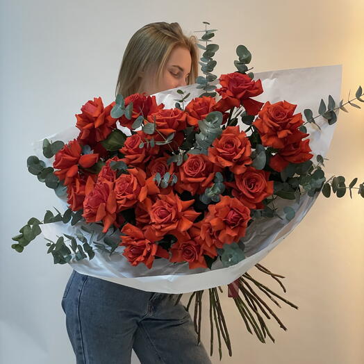 Букет из Французских роз Нина из 25 штук