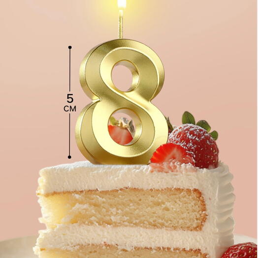 Свеча «Цифра 8»