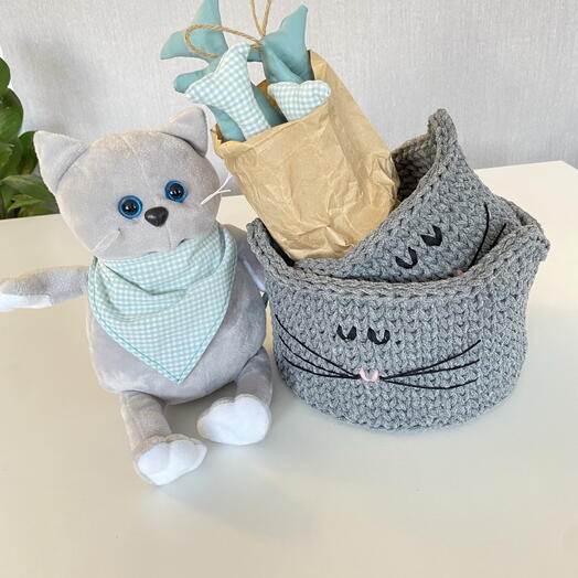 Подарочный набор «Кот рыболов»