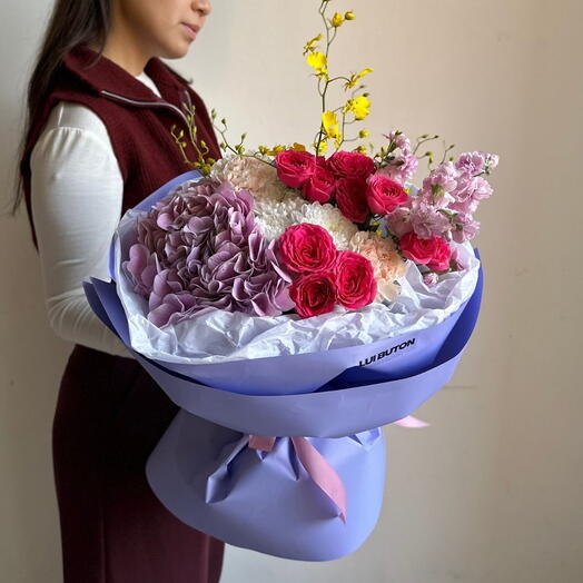 Букет "В ярких оттенках"