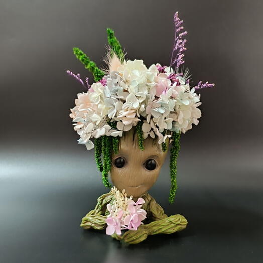 Букет из стабилизированных цветов в подарок