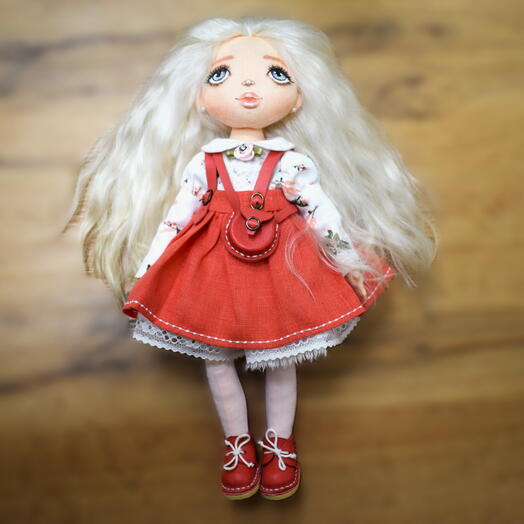 Текстильная куколка для девочки