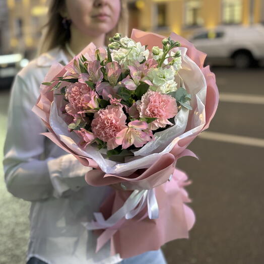 «Ароматная романтика» букет - комплимент