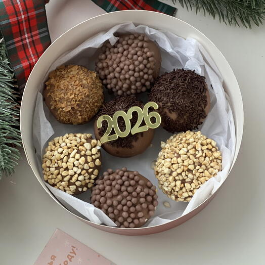 Пирожные картошка новогодние