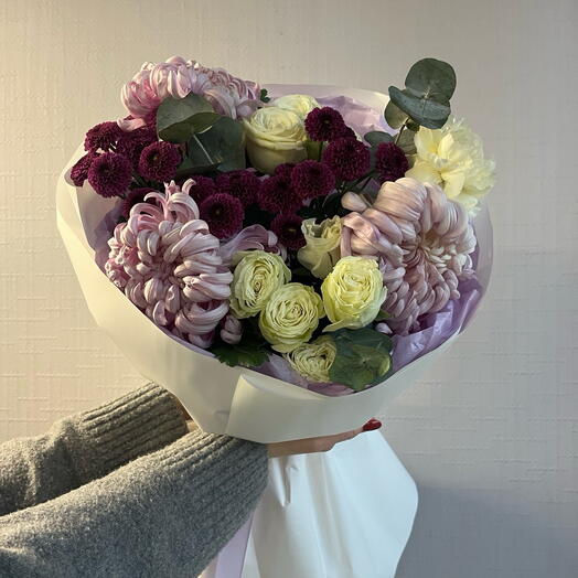 Букет «Нежность в сиреневом»