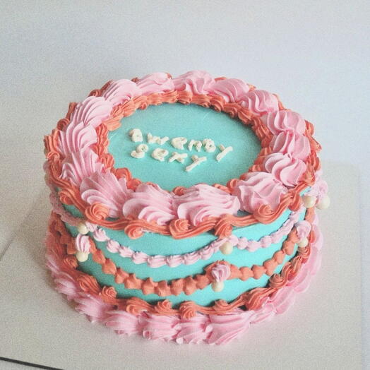 Торт 1кг в стиле ламбет на день рождения