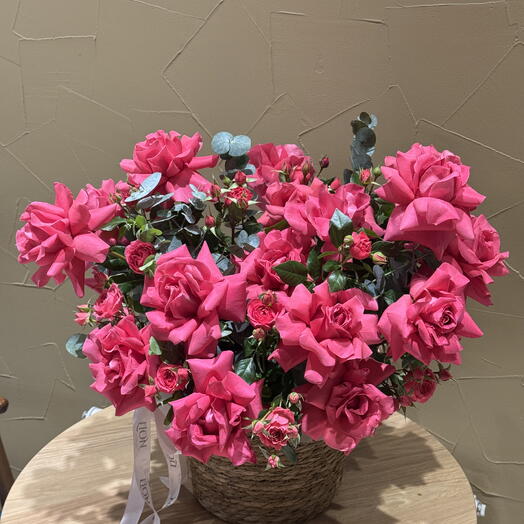 Кашпо 13 французских роз