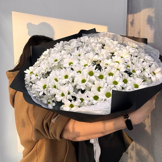 Букет из 25 ромашковой кустовой хризантемы 💫🥰