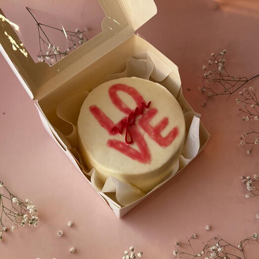 Бенто торт на 14 февраля LOVE YOU