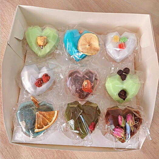🫐 WOW 🍭 Подарочный набор чайных бомбочек 9 вкусов в подарок маме, учителю, воспитателю, бабушке, на день рождения, выпускной