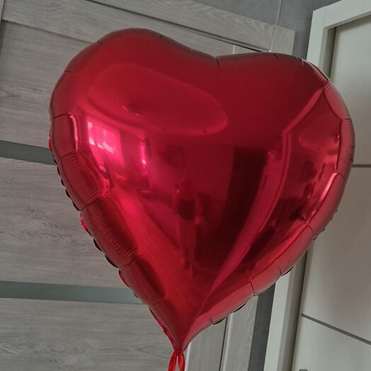 Красное сердце 81 см