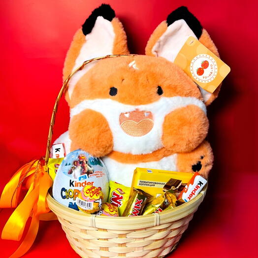 Подарочный набор с игрушкой 🦊