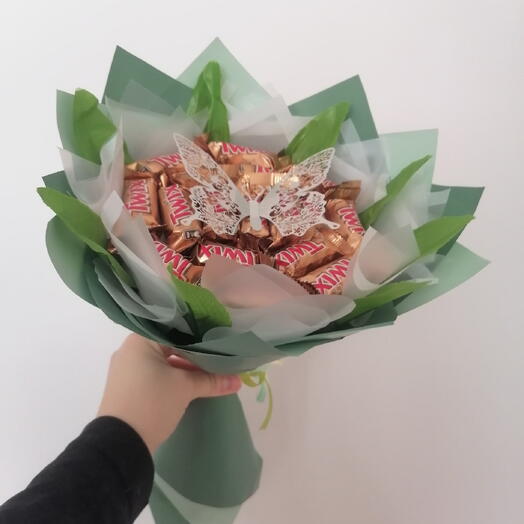 Букет из конфет «Twix»