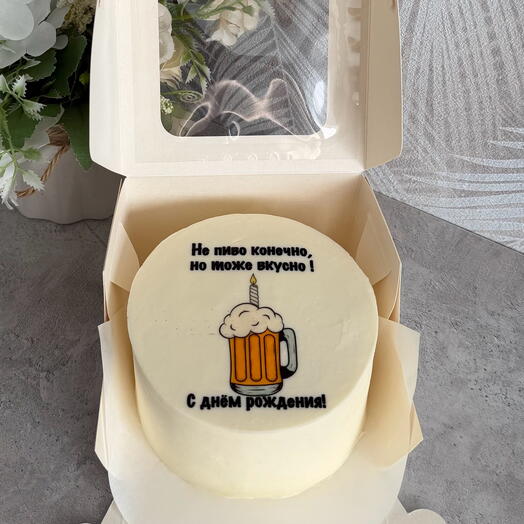 Бенто торт «не пиво , но тоже вкусно»