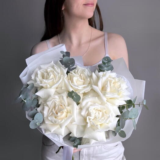 Ажурные белые розы | французские розы белые