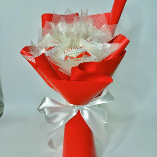 Букет Raffaello mini красный