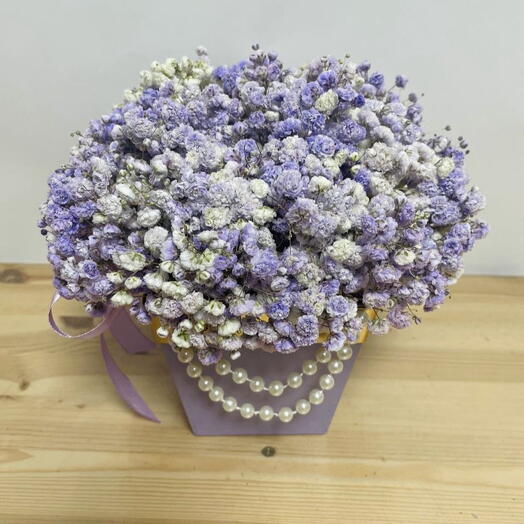 Сумочка сиреневая гипсофила 💜