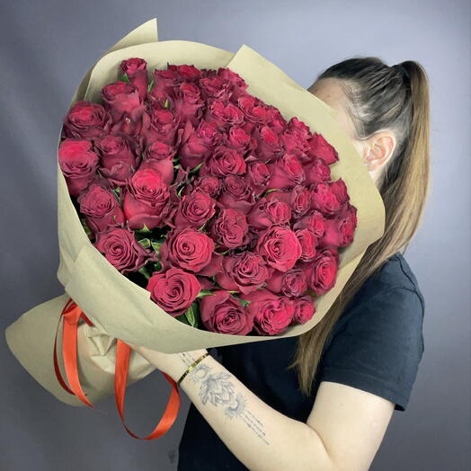 Rosas rojas 51 piezas