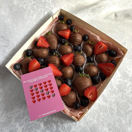 🍓Клубничка в шоколаде 21шт