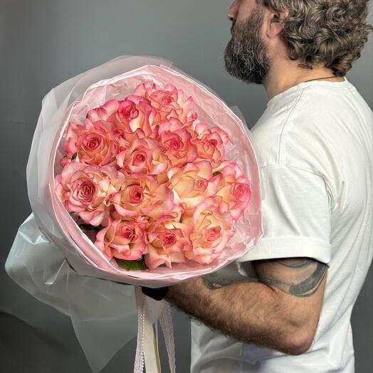 Букет из 15 ароматных роз | день семьи