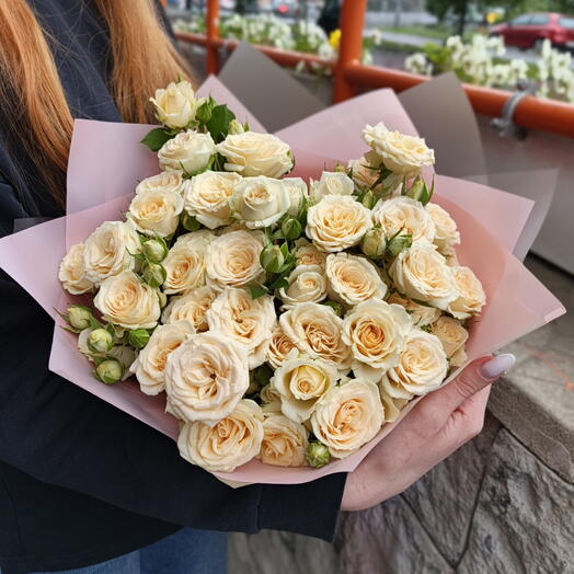 Букет кустовой розы