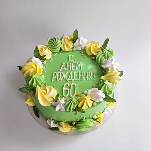 Торт с безе на день рождения