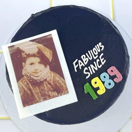 Торт для мужчины на день рождения, ‭«1989»
