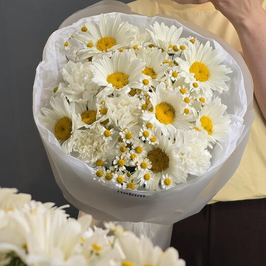 Букет с ромашками 🌼