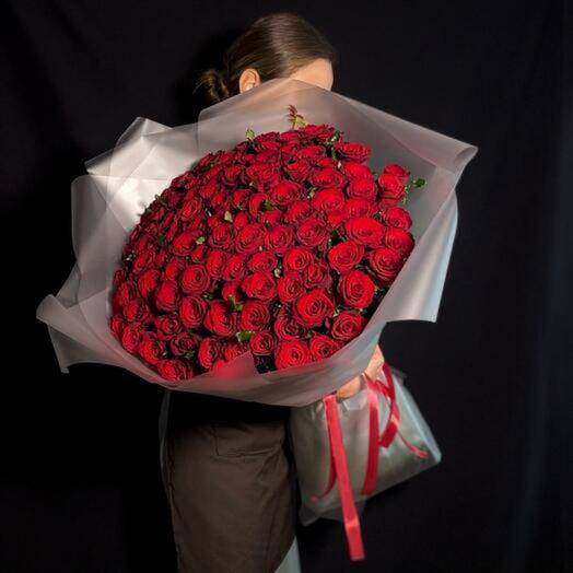 Букет 101 розы 🌹