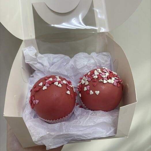 бомбочки розовые