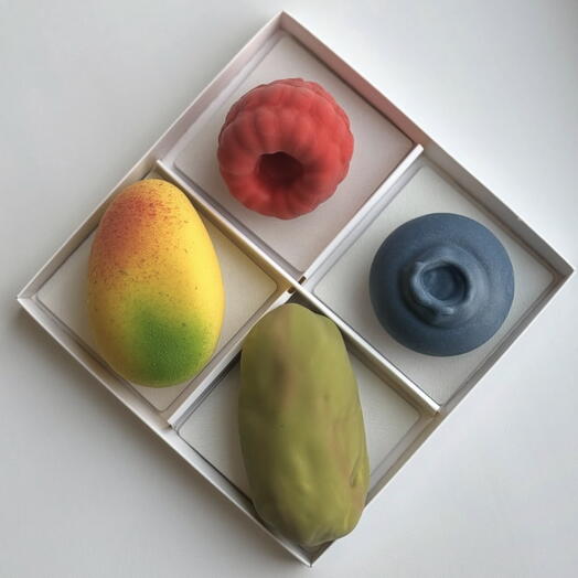 Корпусные фрукты 4шт🍓🫐🥭