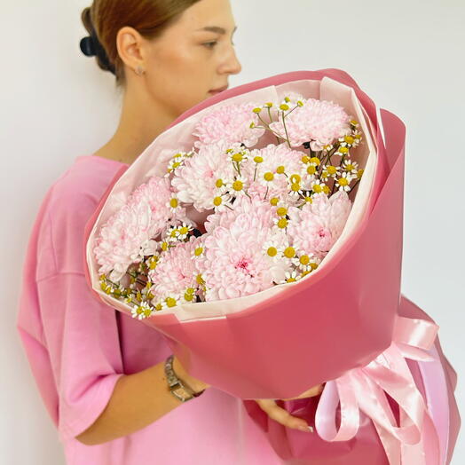 Стойкая хризантема и ромашка🎀