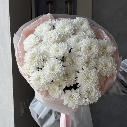 Букет из хризантемы
