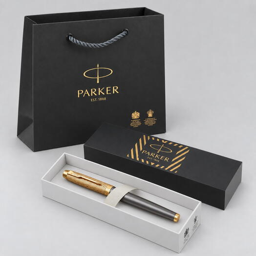 Ручка роллер Parker IM PRM ARROW GT подарок руководителю, коллеге, партнеру, женщине, мужчине