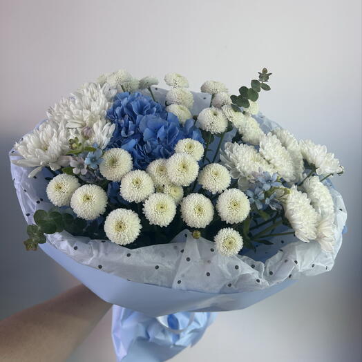 Гортензия, хризантемы💐