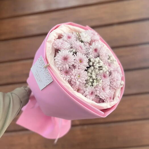 Букет хризантем 🌸💗