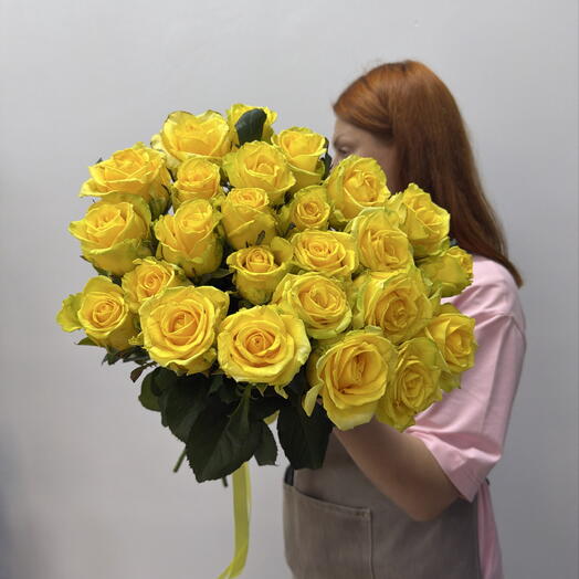 25 желтых роз Россия 💛