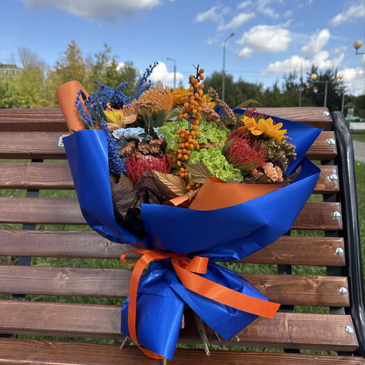 Яркий осенний букет ( дофаминовый)💐