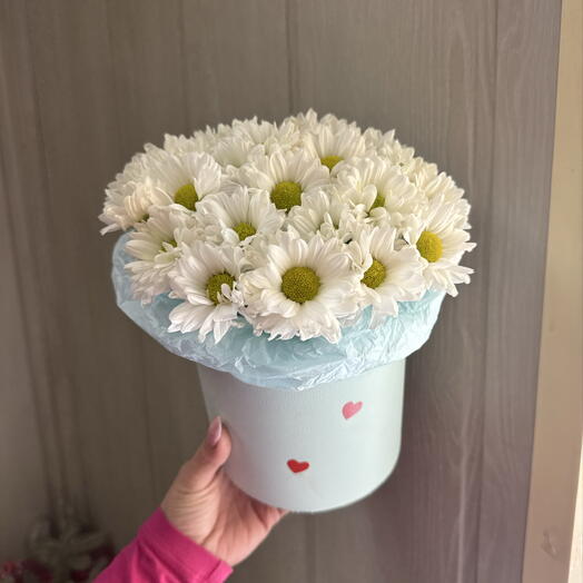 Ромашки для тебя в коробочке